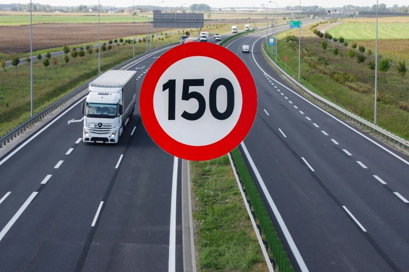 Podniosą prędkość na polskich autostradach do 150 km/h? Minister wyjaśnia