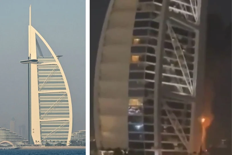 Słynny hotel stanął w płomieniach. Jest oświadczenie władz Dubaju