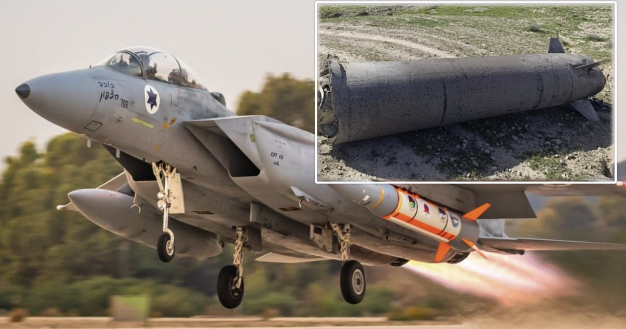 Izraelskie F-15 i pociski Blue Sparrow w pierwszej fali ataku na Iran