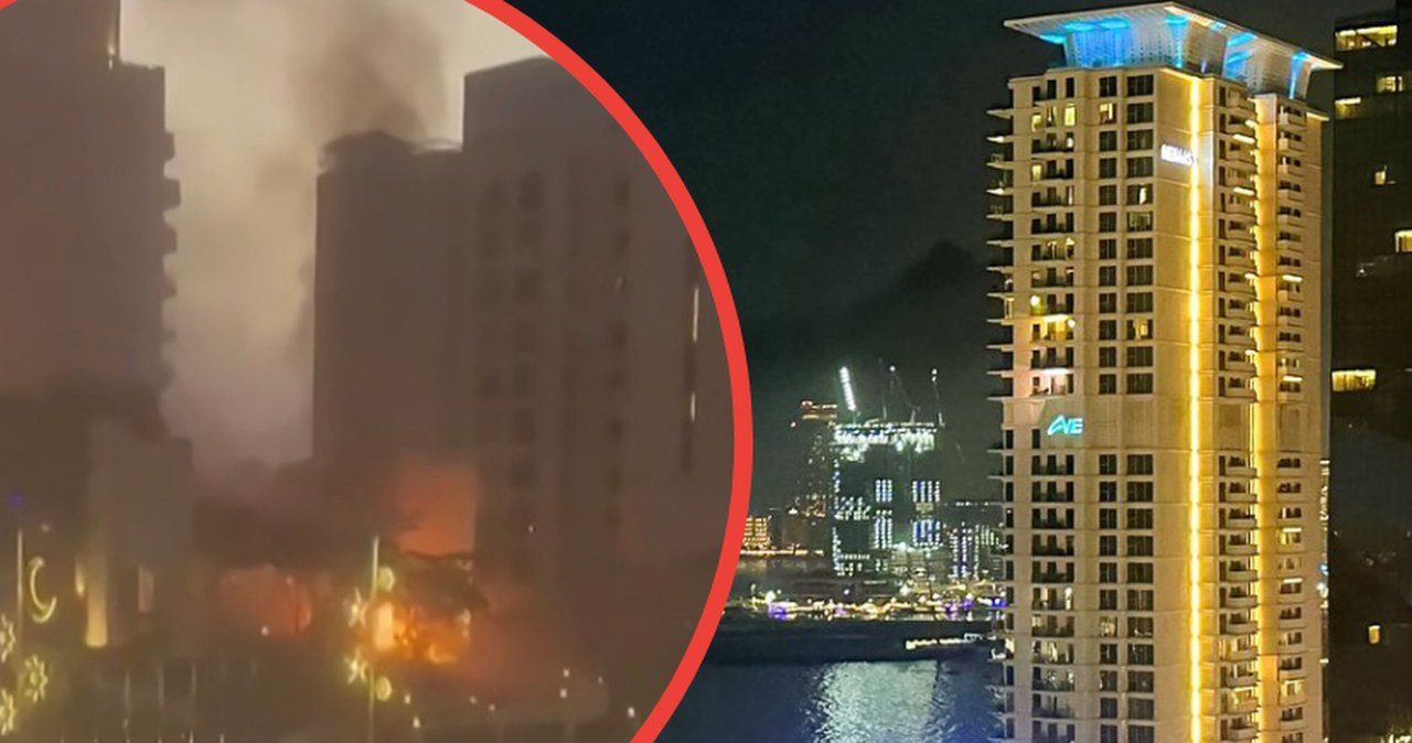 Dubaj pod ostrzałem. Odłamki dronów spadły na domy, są ranni