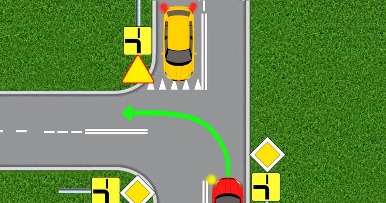 Włączasz kierunkowskaz na pierwszeństwie łamanym? Podstawowy błąd kierowców