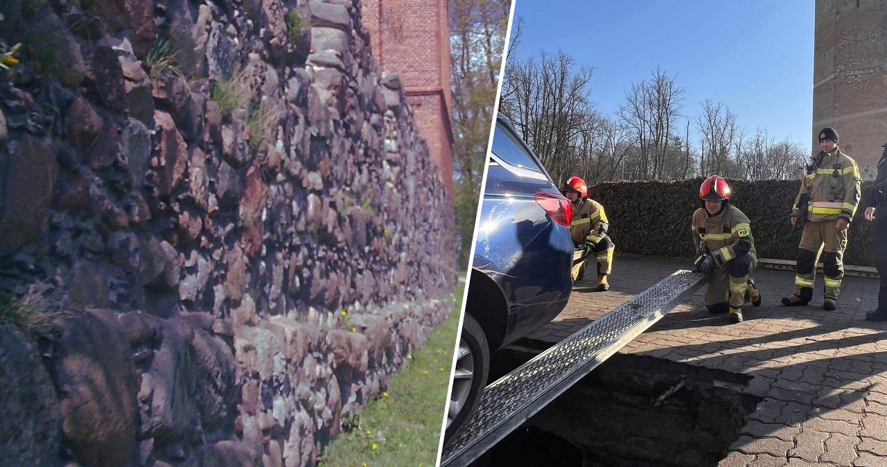 Człuchów: Zapadlisko przy zamku, odkryto nieznane pomieszczenie