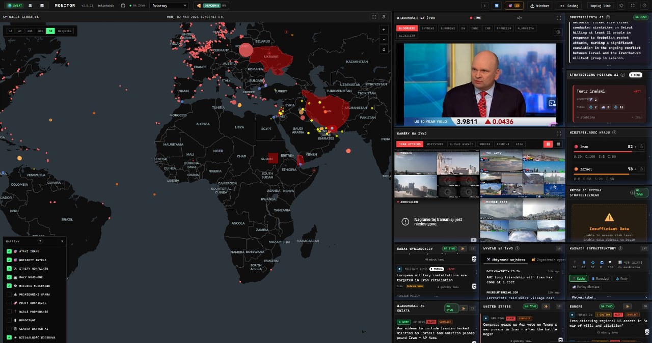 Powstała genialna strona do śledzenia wszystkich wojen na świecie