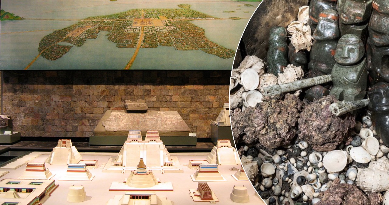 Skrzynie pełne skarbów. Odkrycie w dawnej stolicy Azteków