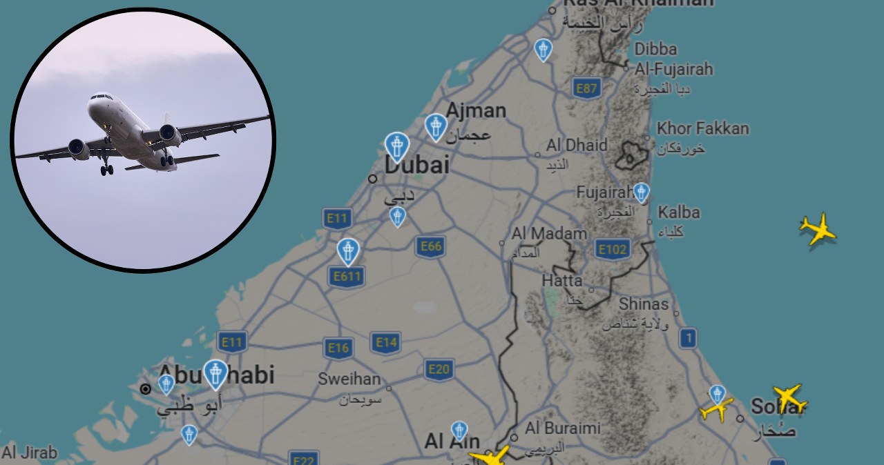 Pierwsze samoloty z Dubaju wylądowały w Polsce. "Widzieliśmy te rakiety"