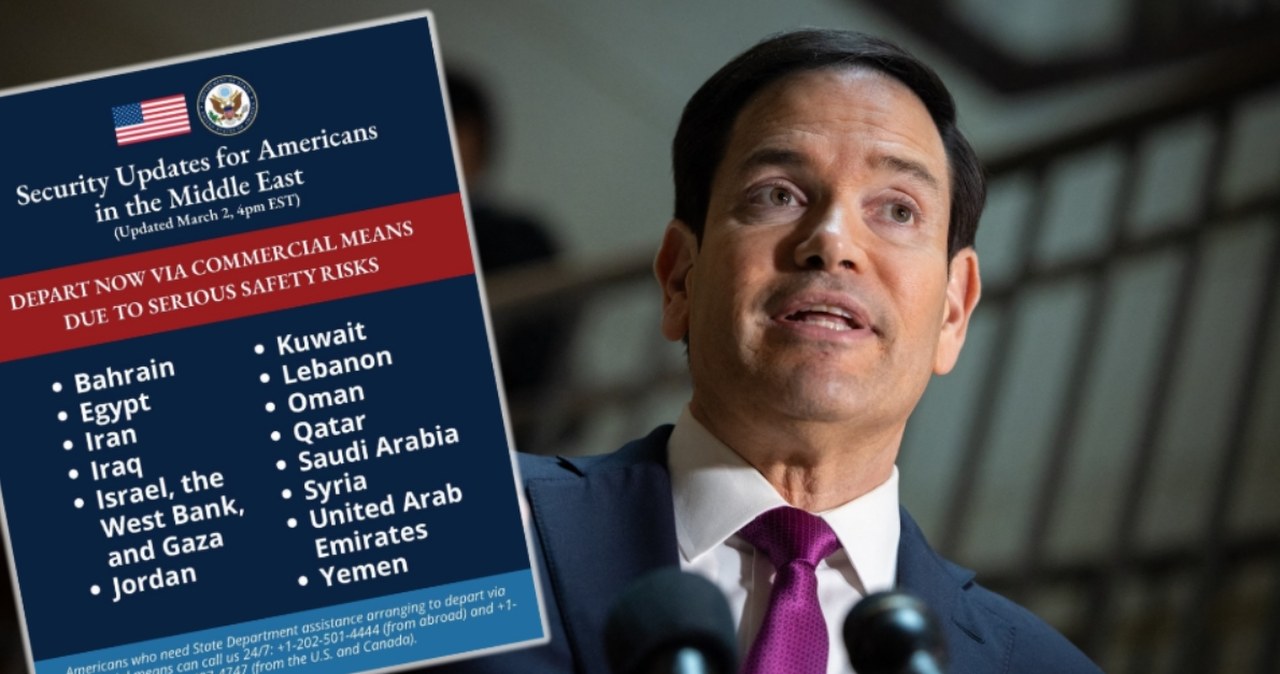 Bliski Wschód. USA apeluje do obywateli w regionie: Wyjedźcie natychmiast Bliski Wschód. USA apeluje do obywateli w regionie: Wyjedźcie natychmiast