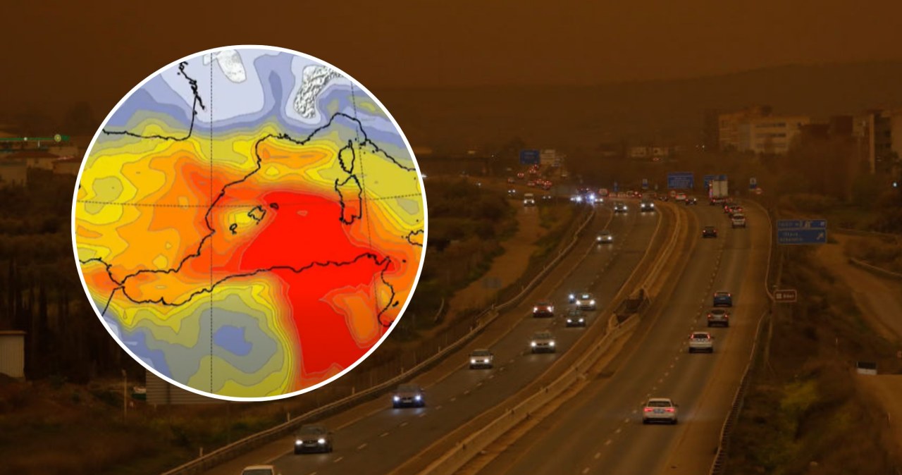 Pył znad Sahary zmierza do Europy. Szykuje się „Krwawy deszcz” Pył znad Sahary zmierza do Europy. Szykuje się „Krwawy deszcz”