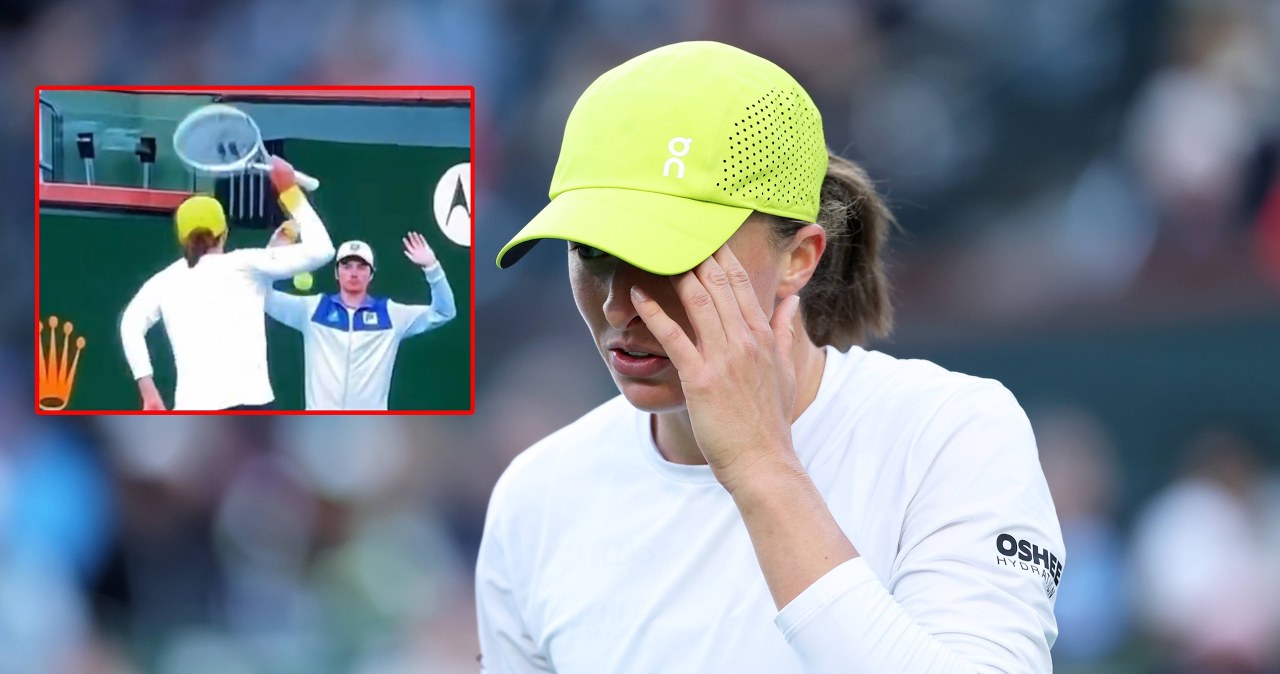 Zachowanie Świątek widział wtedy cały świat. Zawrzało. Wzrok na Abramowicz