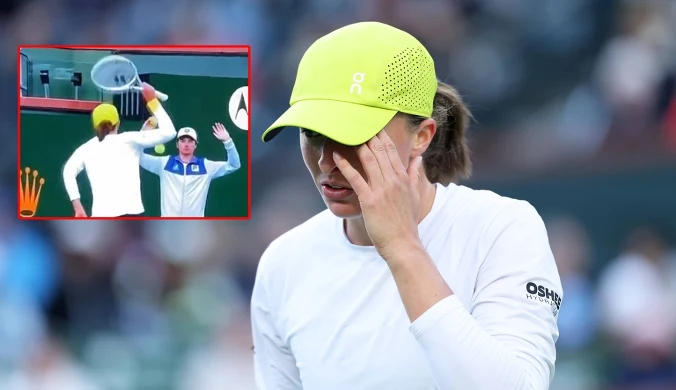 Zachowanie Świątek widział wtedy cały świat. Zawrzało. Wzrok na Abramowicz