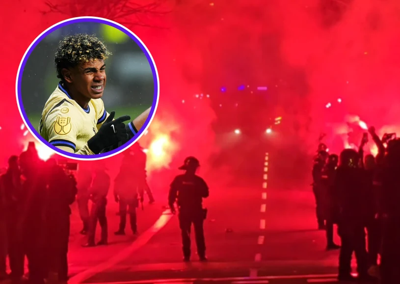 Piekło przed hitem w Barcelonie. Piłkarze zaatakowani. Skandaliczne sceny