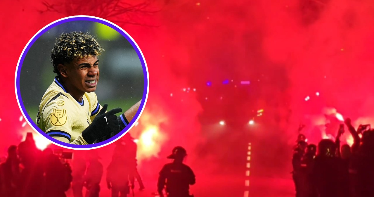 Piekło przed hitem w Barcelonie. Piłkarze zaatakowani. Skandaliczne sceny