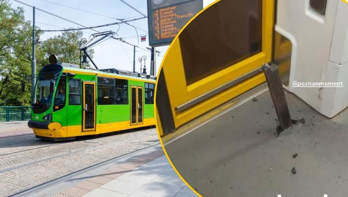 Element torowiska przebił podłogę tramwaju. Niebezpieczna sytuacja w Poznaniu