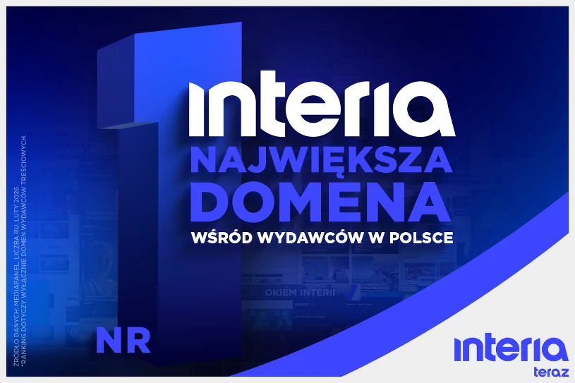 Interia największą domeną wśród wydawców w Polsce. Prawie milion przewagi