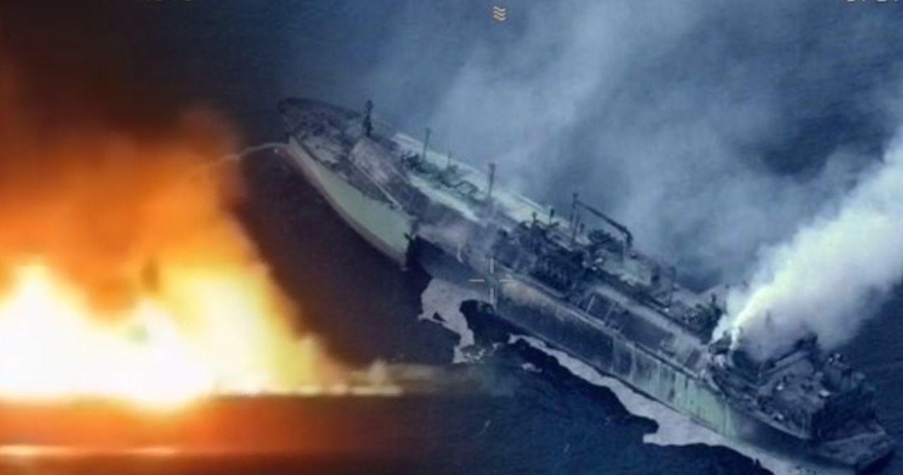 Zatonięcie tankowca na Morzu Śródziemnym. Rosja: Akt terroryzmu i piractwa Zatonięcie tankowca na Morzu Śródziemnym. Rosja: Akt terroryzmu i piractwa