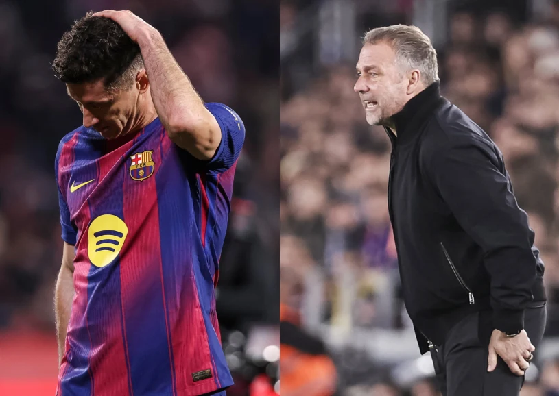 Lewandowski w centrum zamieszania, bunt w Barcelonie. Flick aż nie wytrzymał