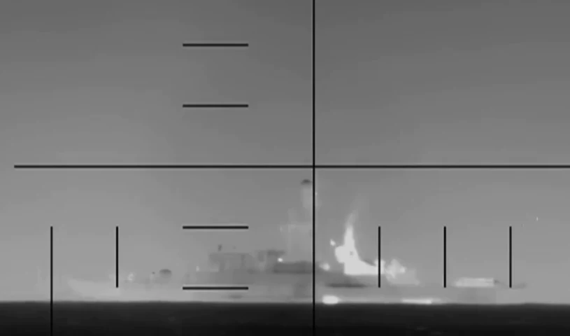 Torpeda Mk-48 w akcji. USA niszczy irański okręt wojenny