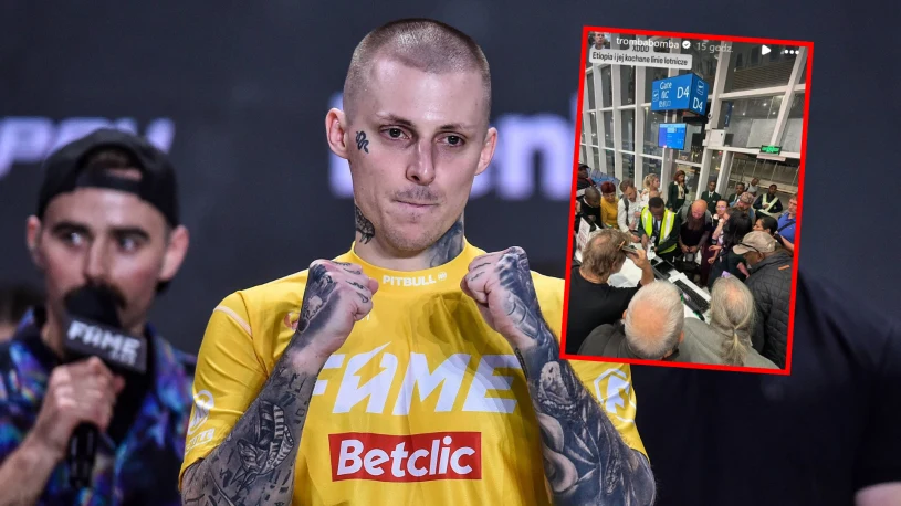 Gwiazdor chce wrócić do Polski, utknął na lotnisku. "Zarabiają na wojnie"