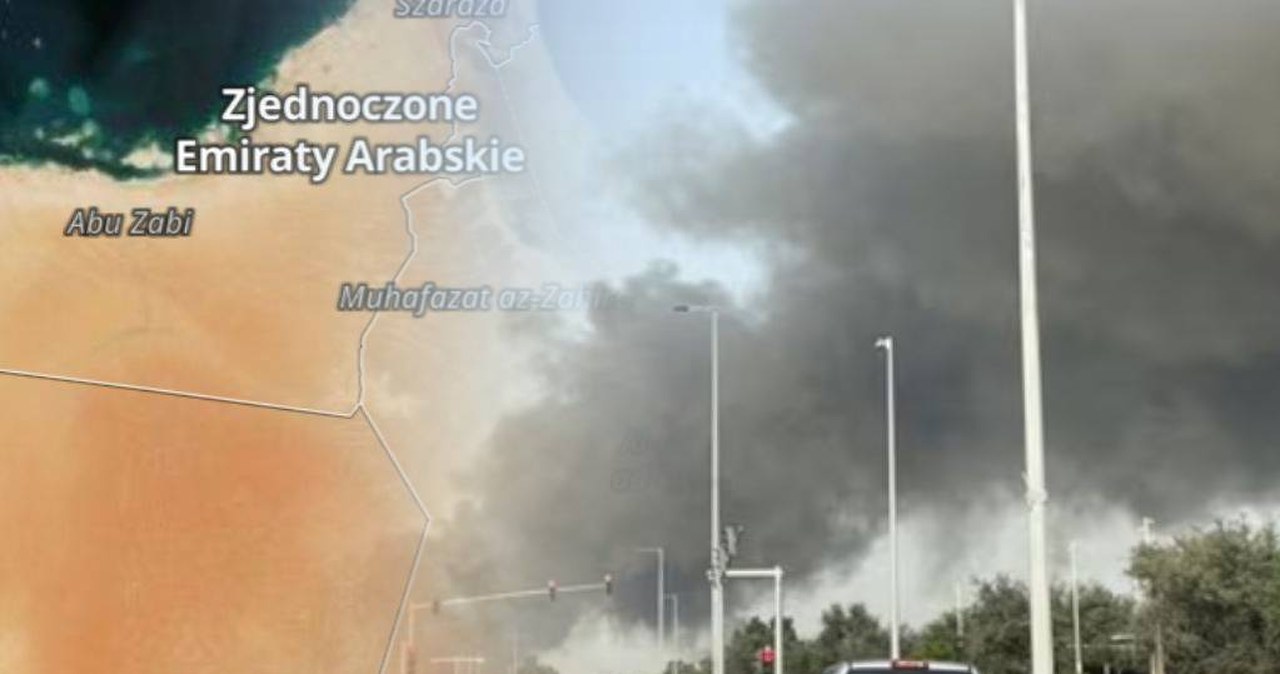 Szczątki drona spadły na stolicę ZEA. Kilka osób zostało rannych