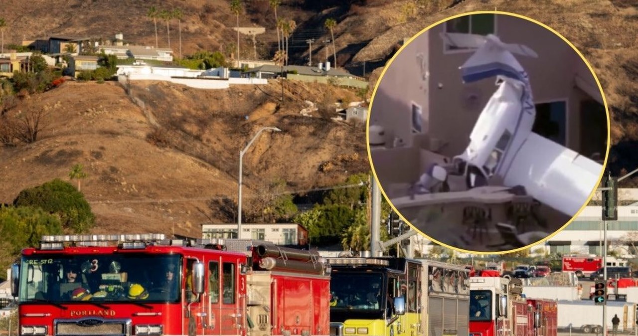 USA. Awionetka runęła na dom w Phoenix. Są poszkodowani