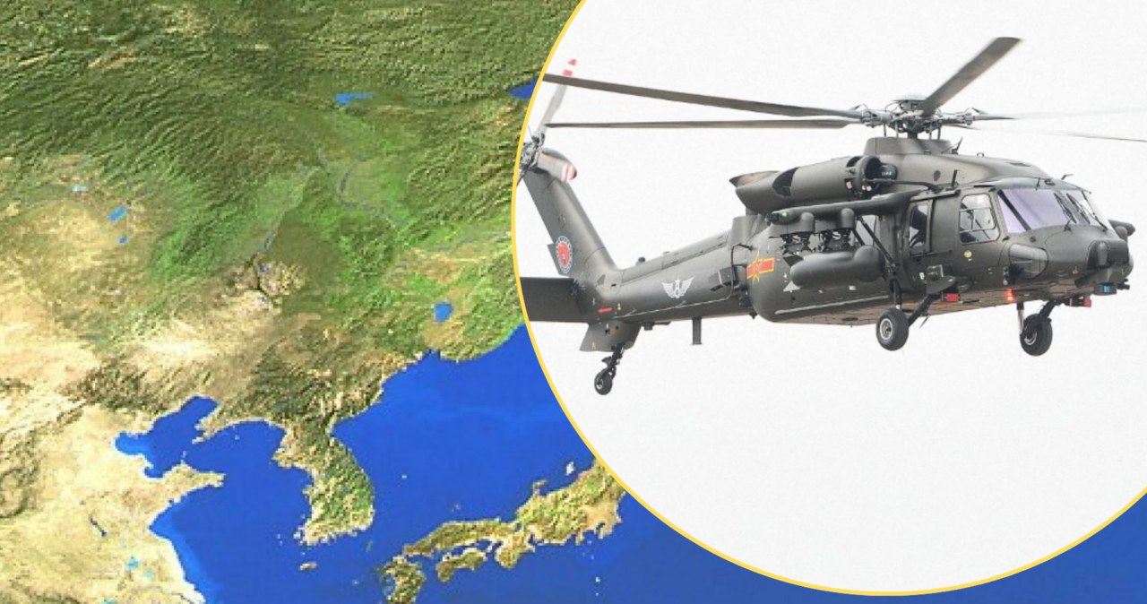 Rutynowy patrol przerwany. Nagle nadleciał śmigłowiec z Chin