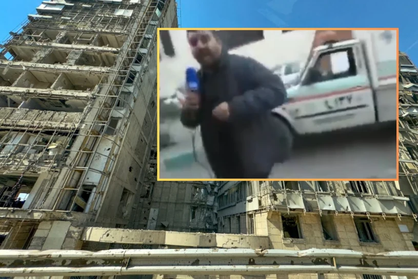 Eksplozja przerwała relację na żywo. Nagranie z Teheranu obiegło sieć