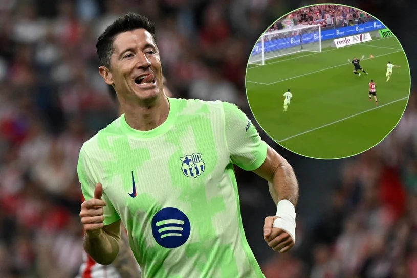 Rywale bez szans, dublet Lewego. O tym występie Polaka mówiono jeszcze długo