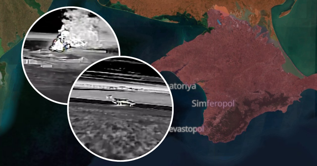 Dotkliwe straty Rosji na Krymie. Ukraińcy uderzyli pod osłoną nocy