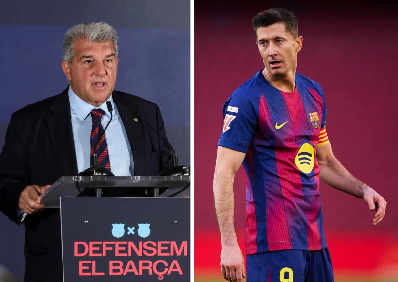 Pożegnanie z Lewandowskim, rywal zgłosił oszustwo. Laporta się nie spodziewał