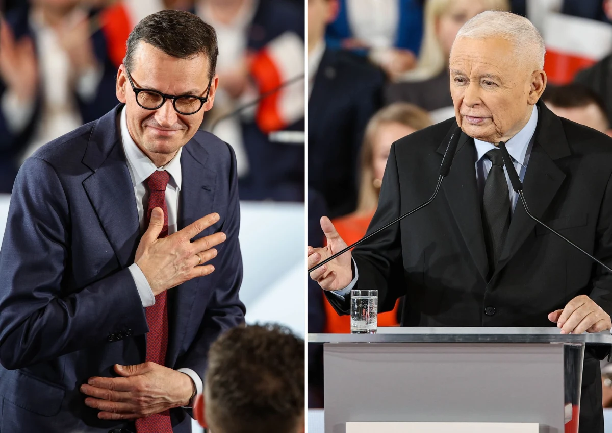 ​"Jeżeli były premier Mateusz Morawiecki będzie działał racjonalnie, to w razie wygranej PiS w wyborach w rządzie Przemysława Czarnka będzie kierował sprawami gospodarczymi" - przyznał w Krakowie prezes Jarosław Kaczyński. Dodał, że w innych okolicznościach Morawiecki sam byłby rozważany na kandydata PiS na premiera.