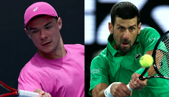 Trzysetowy bój Majchrzaka z Djokoviciem. Pasjonujące widowisko