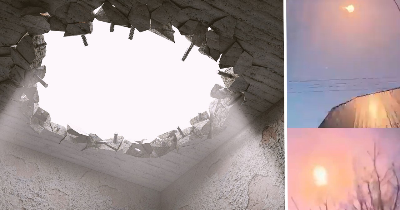 Jasny obiekt nad Europą. Fragment uderzył w dom mieszkalny