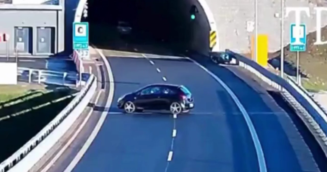 Sąd ukarał kierowcę za jazdę pod prąd na S1 przed tunelem