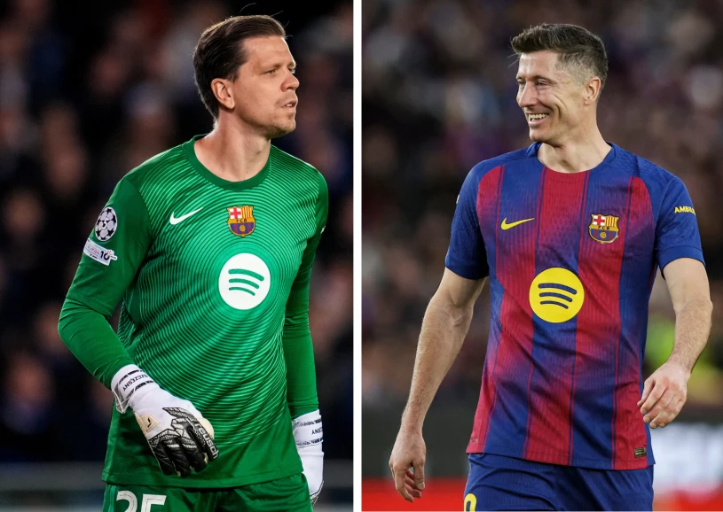 Barcelona nie mogła się powstrzymać, "Lewy" i Szczęsny razem. Ależ obrazek