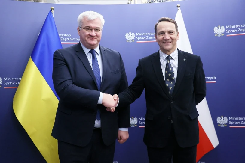 Szef ukraińskiego MSZ spotkał się z Sikorskim. "Podziękowałem Polsce"
