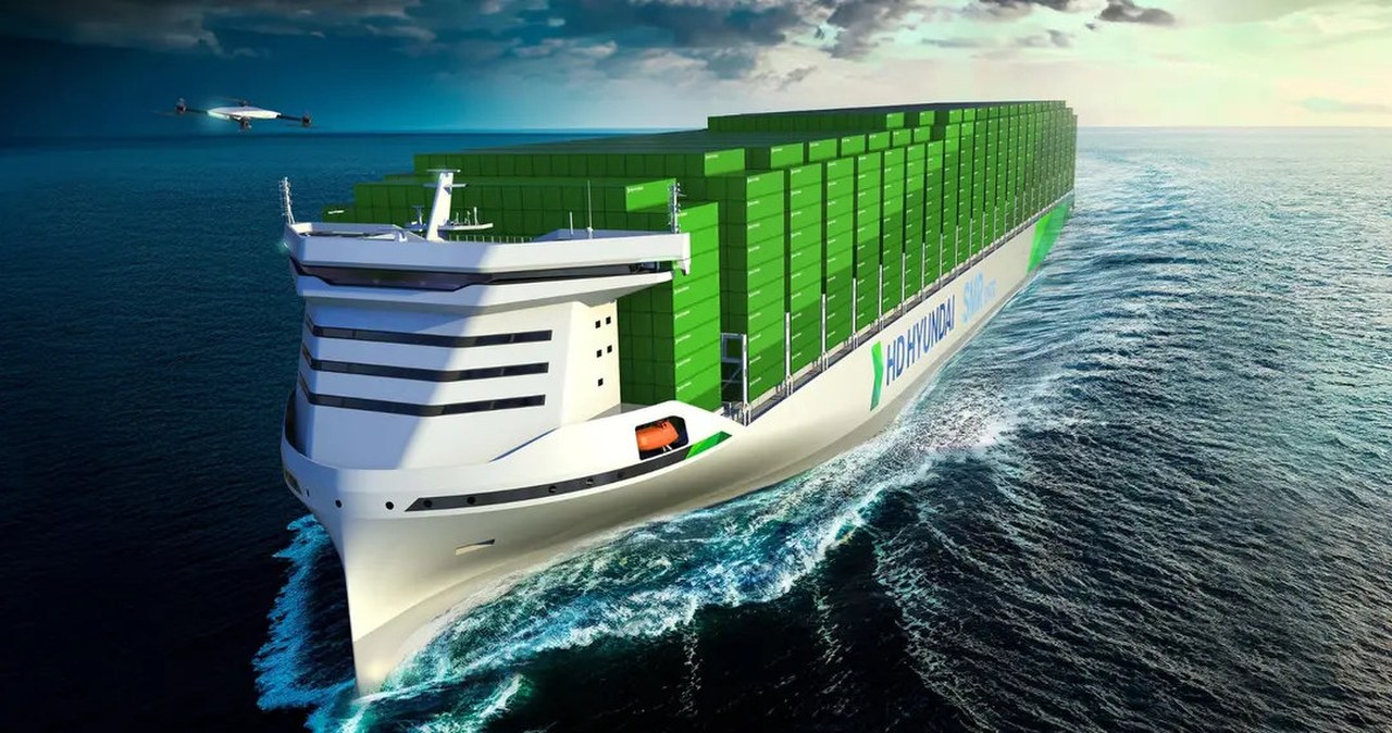 Pierwszy na świecie kontenerowiec z napędem atomowym? Potężny statek