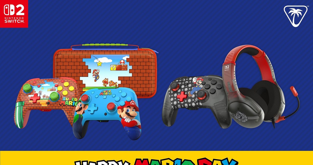 Turtle Beach dołącza do świętowania "Mario Day" i prezentuje nowy sprzęt