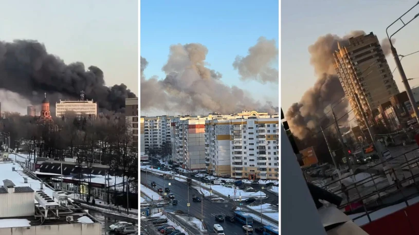 Potężne słupy dymu nad Briańskiem. Zełenski potwierdził sukces Ukrainy