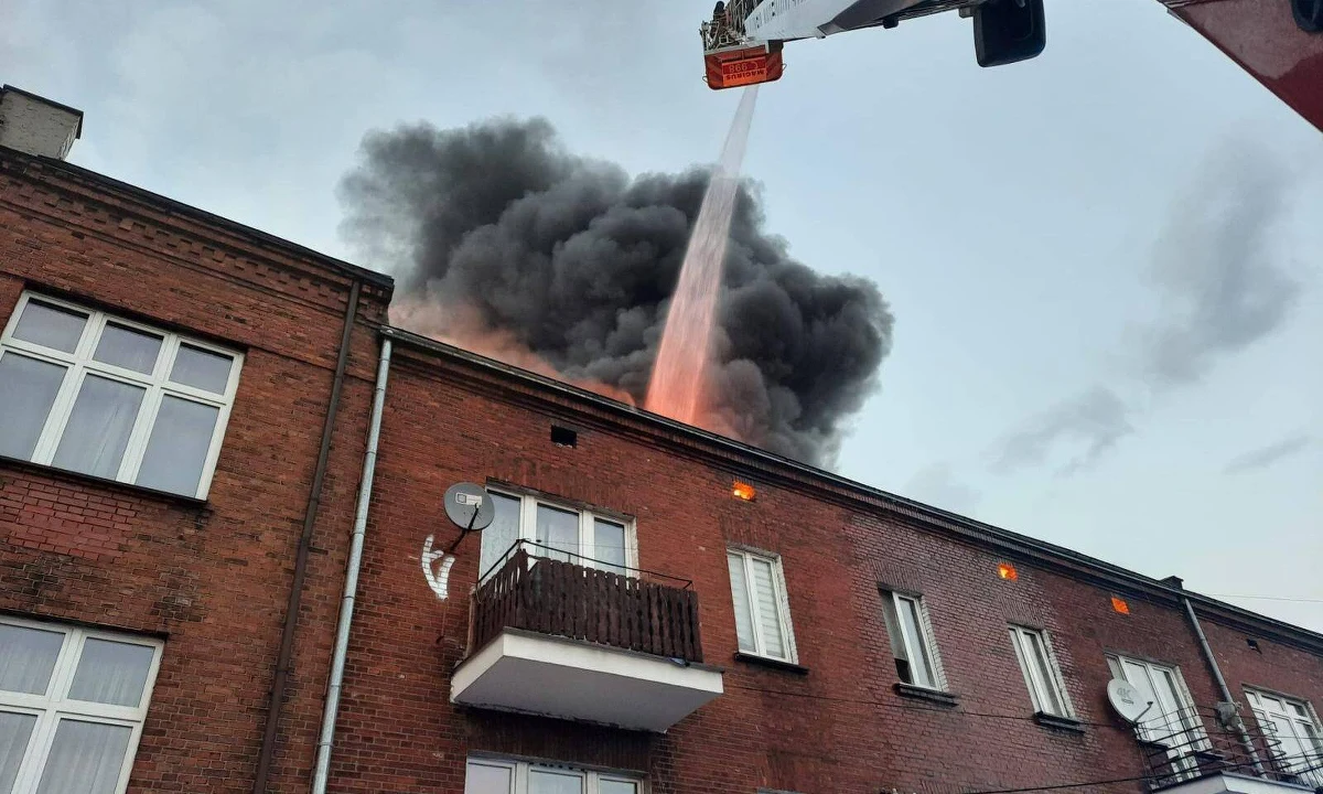 Jedna osoba została poszkodowana w pożarze budynku wielorodzinnego w Dąbrowie Górniczej - informuje tamtejsza straż pożarna. Ogień został już opanowany, trwa dogaszanie.