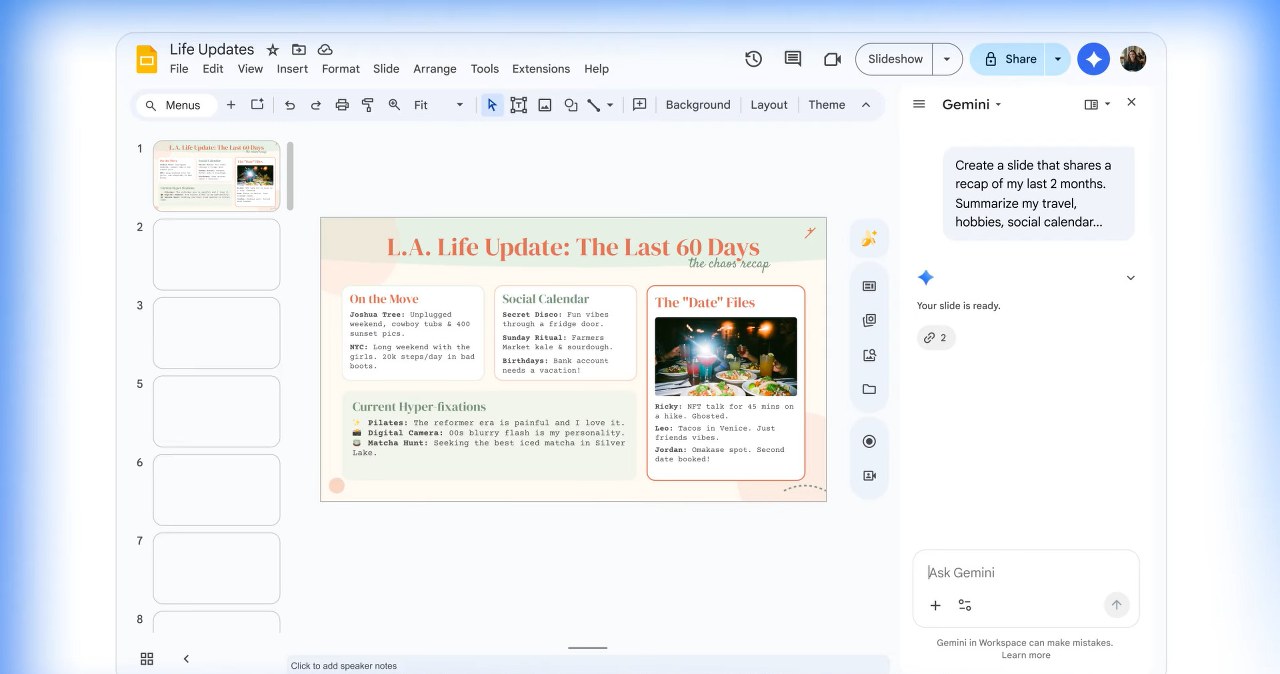 Google Gemini w Chrome i pakiecie Workspace. Nowe funkcje AI