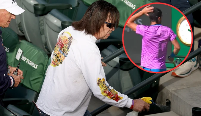 "Łowca" w akcji na Indian Wells. Alcaraz był przerażony, ewakuacja z kortu
