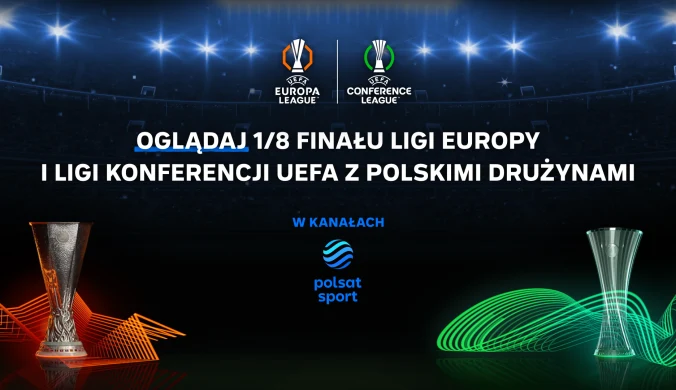 Piłkarska wiosna w pucharach UEFA z meczami Lecha i Rakowa w Polsacie Sport