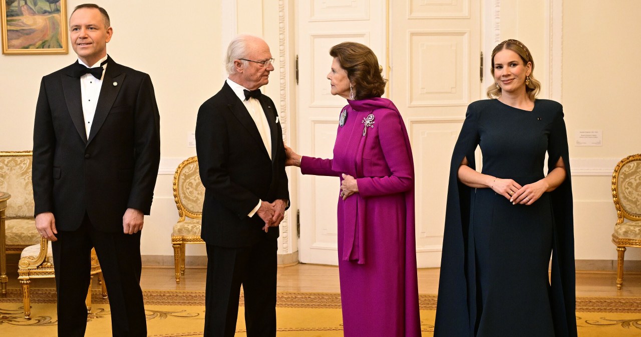 Tak wyglądała uroczysta kolacja u Nawrockich. Pierwsza Dama zachwyciła