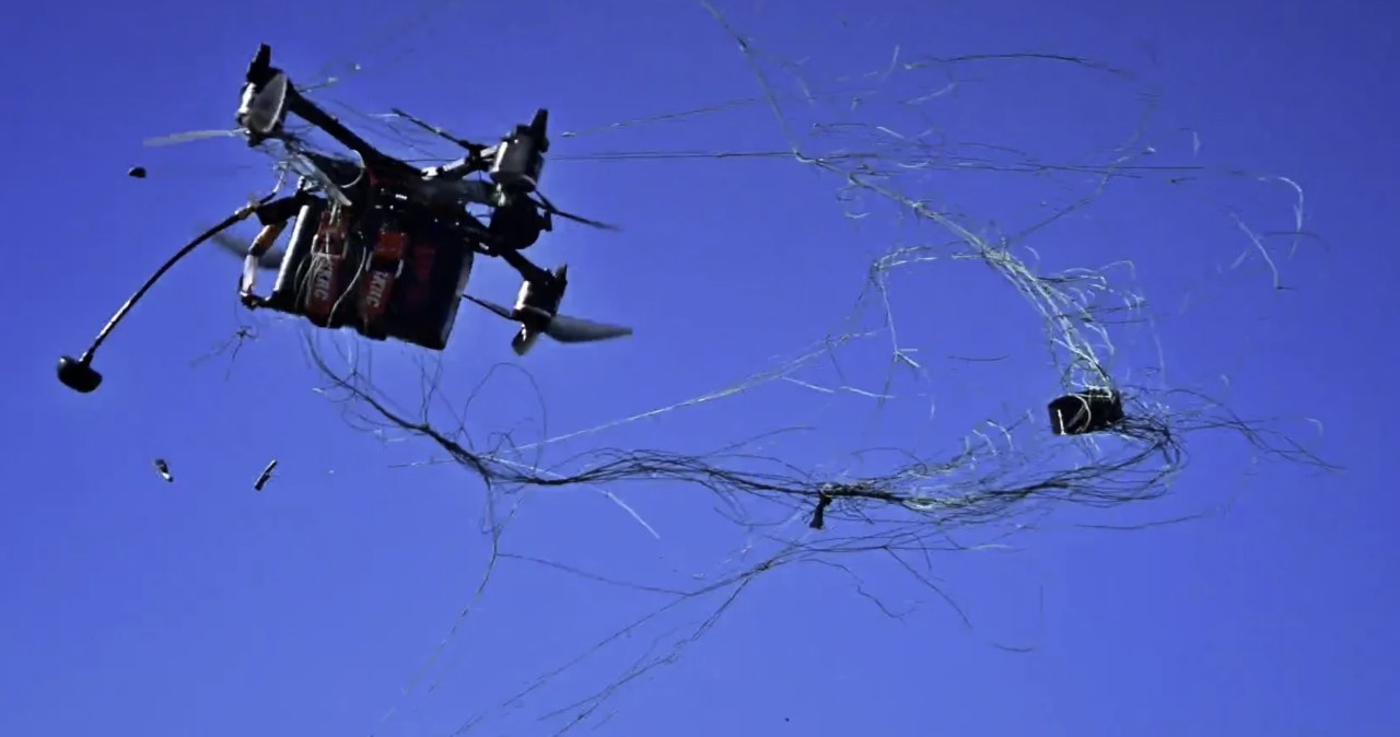 Ukraina ma nową broń na drony FPV. Chipa zatrzymuje je... siatką