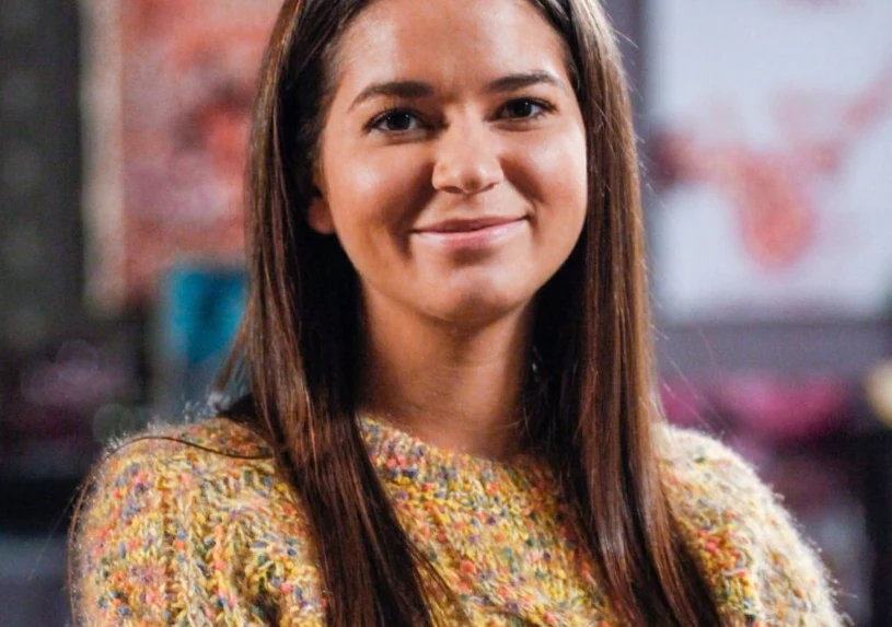 Filmowa Nel jest w ciąży. Aktorka i jej rodzice pochwalili się na wizji