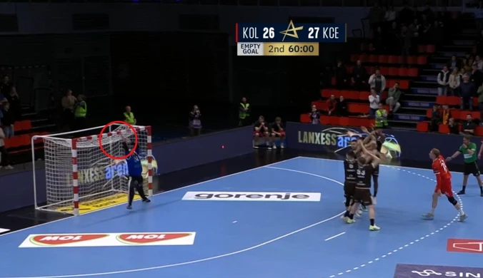 Rzut wolny Norwegów, Industria prowadziła jedną bramką. Oto co się stało