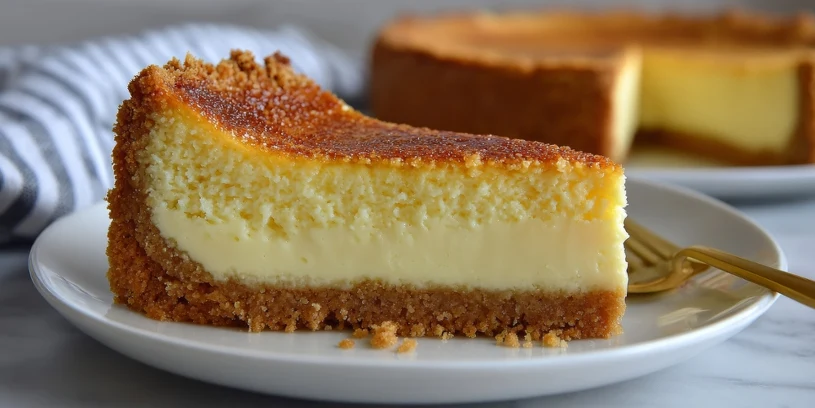 Sernik śmietankowy na ciasteczkowym spodzie. Nikt nie odmówi kawałka