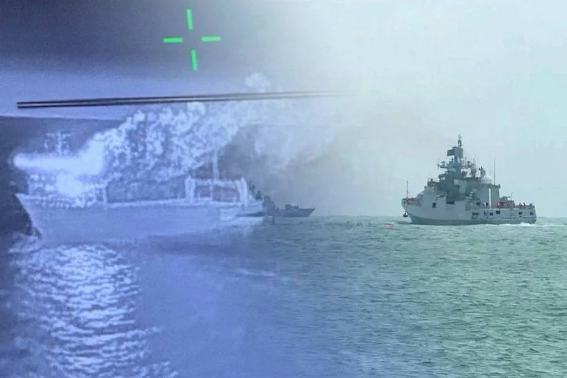 Ukraińcy uderzyli z pełną mocą. Dwa rosyjskie statki stanęły w płomieniach