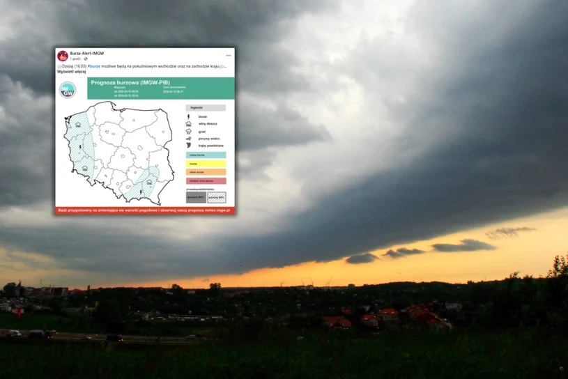 Koniec spokojnego przedwiośnia. Przychodzą burze z krupą śnieżną