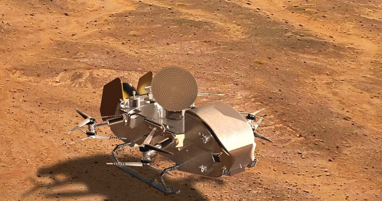 NASA buduje wielkiego drona. Poleci na księżyc Saturna