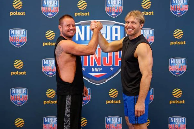 Bartek Wrona z Just 5 i Tomasz Ciachorowski na torze Ninja w Polsacie!